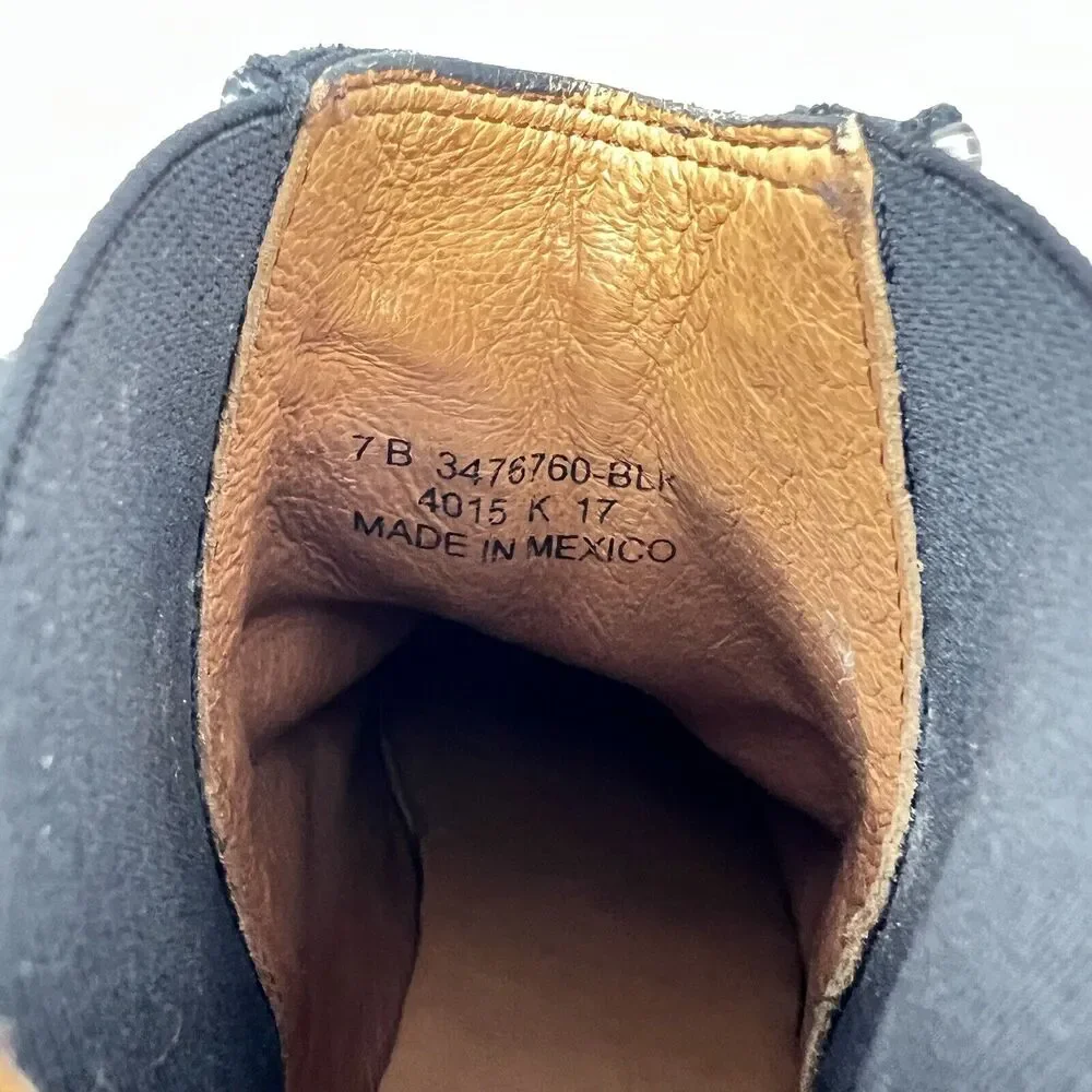 Frye Black Zipper Ankle Booties - Picture 12 of 13